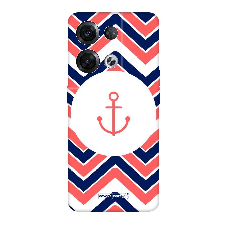 Anchor Zig Zag Original Polycarbonate Back Case for Oppo Reno8 Pro 5G