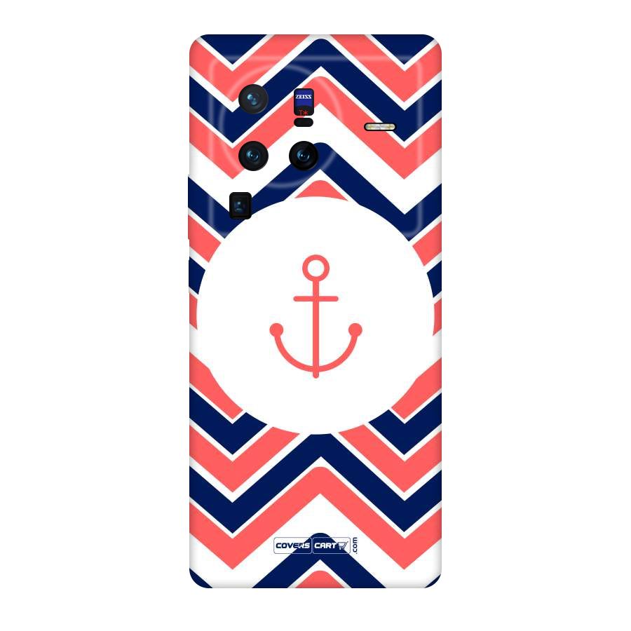 Anchor Zig Zag Original Polycarbonate Back Case for Vivo X80