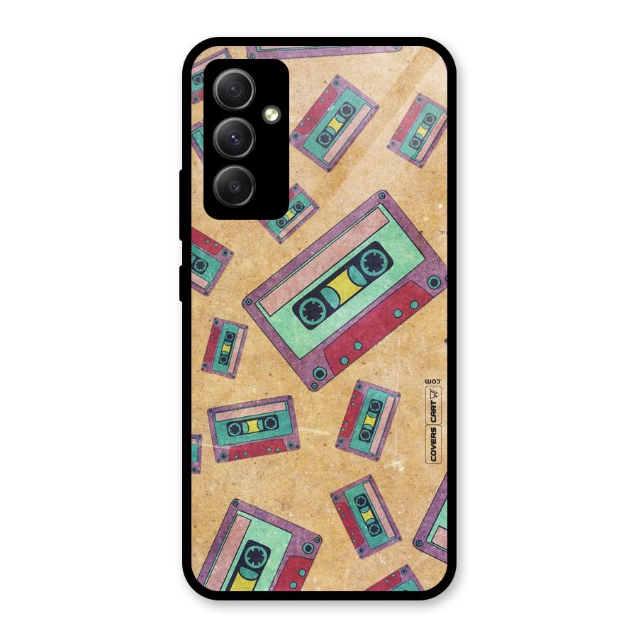 Ancient Cassettes Glass Back Case for Galaxy A34