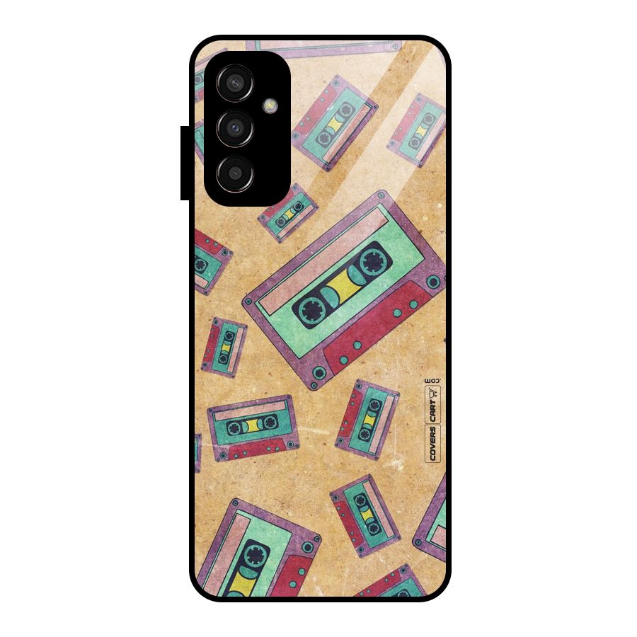 Ancient Cassettes Glass Back Case for Galaxy F13