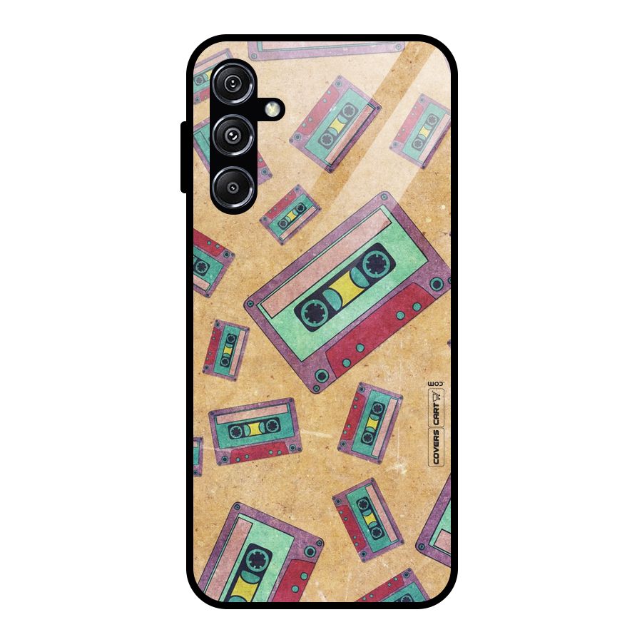 Ancient Cassettes Glass Back Case for Galaxy M34 5G