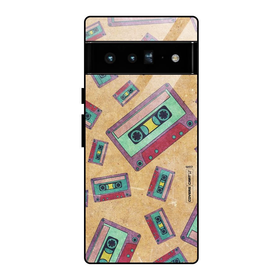 Ancient Cassettes Glass Back Case for Google Pixel 6 Pro