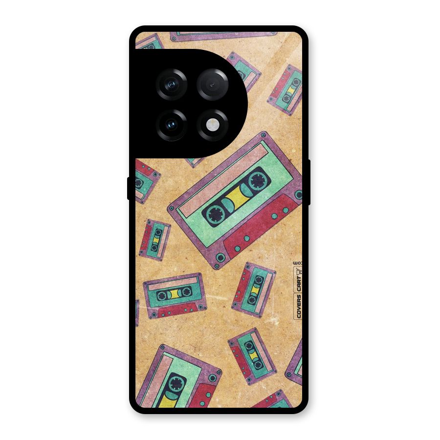 Ancient Cassettes Glass Back Case for OnePlus 11R