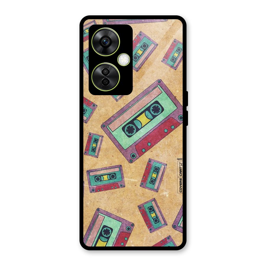 Ancient Cassettes Glass Back Case for OnePlus Nord CE 3 Lite