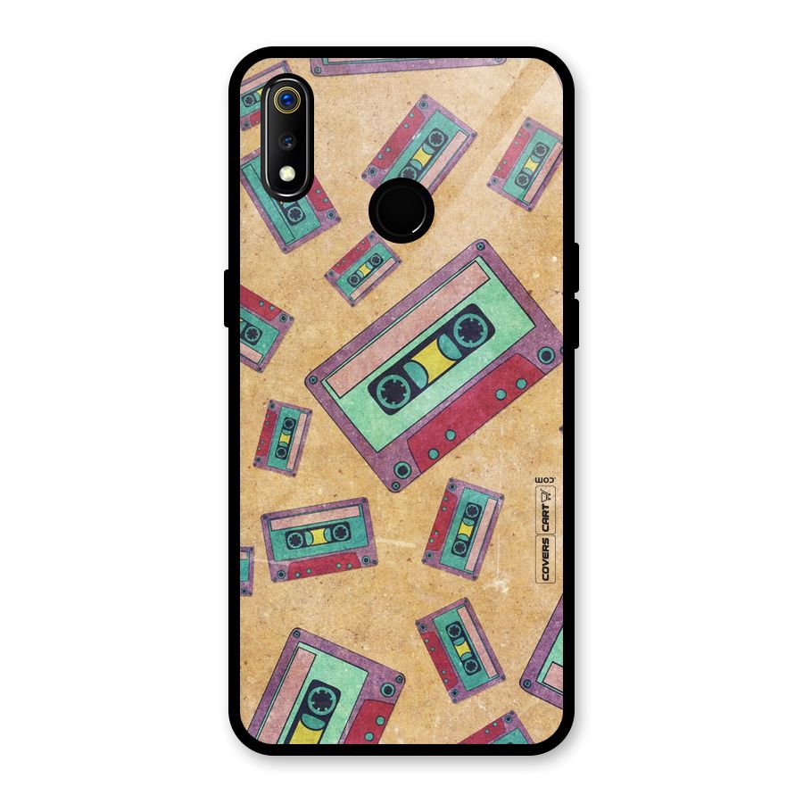 Ancient Cassettes Glass Back Case for Realme 3i