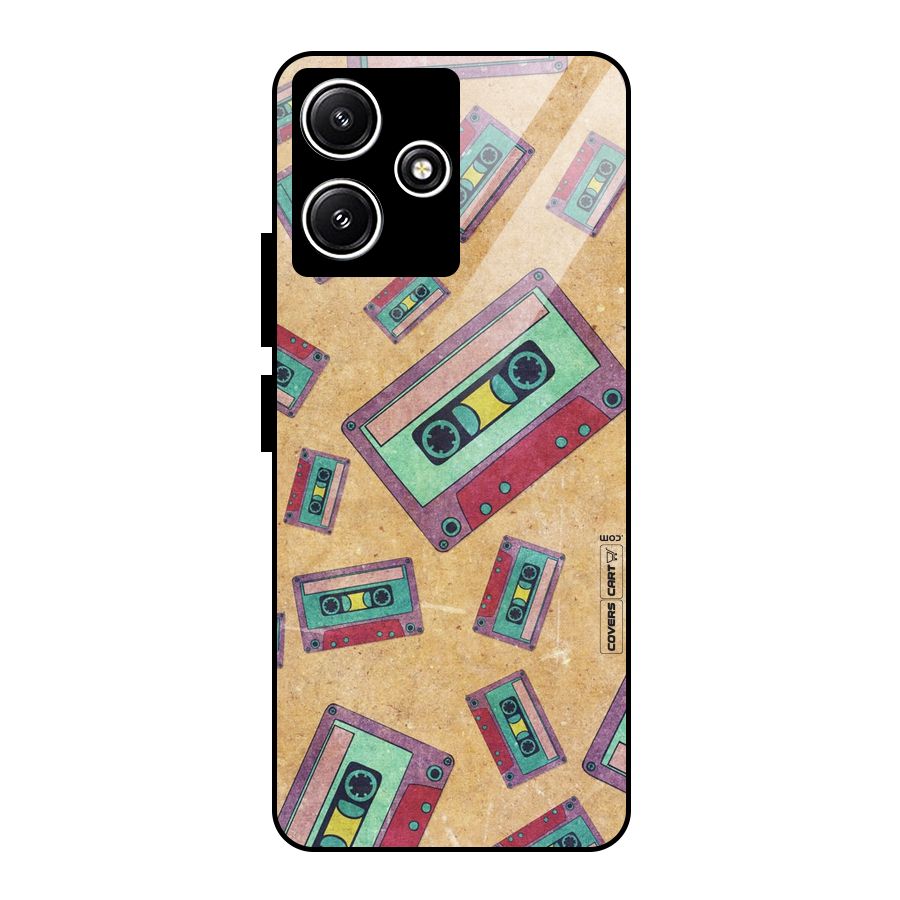Ancient Cassettes Glass Back Case for Redmi 12 5G