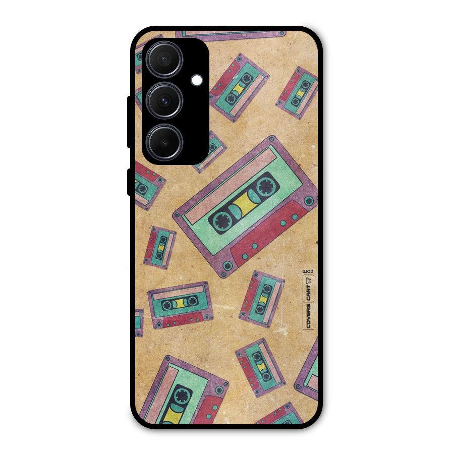 Ancient Cassettes Metal Back Case for Galaxy A35