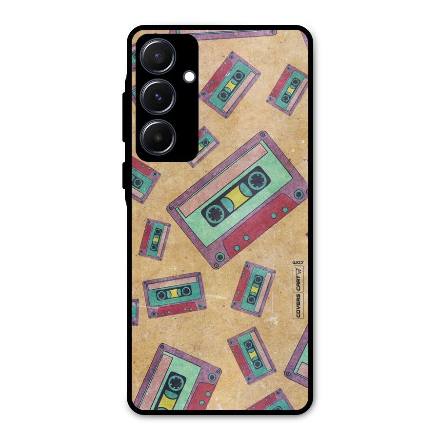 Ancient Cassettes Metal Back Case for Galaxy A55