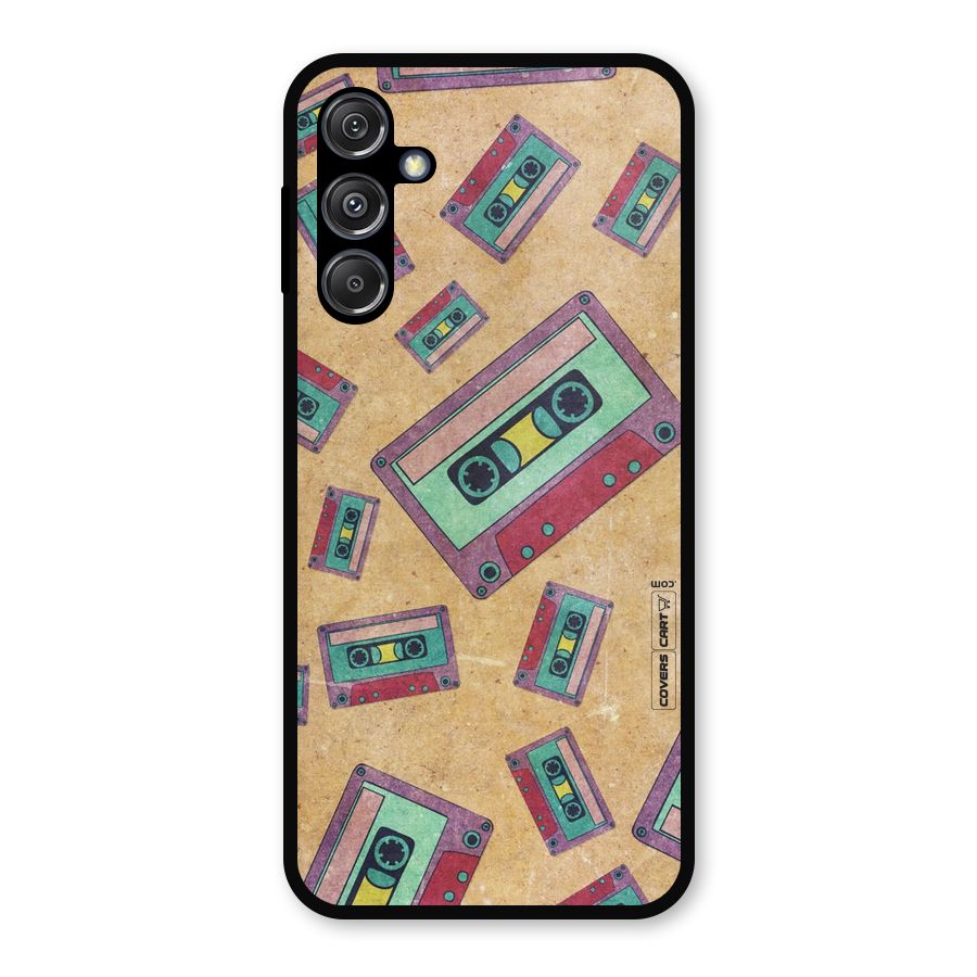 Ancient Cassettes Metal Back Case for Galaxy M34 5G
