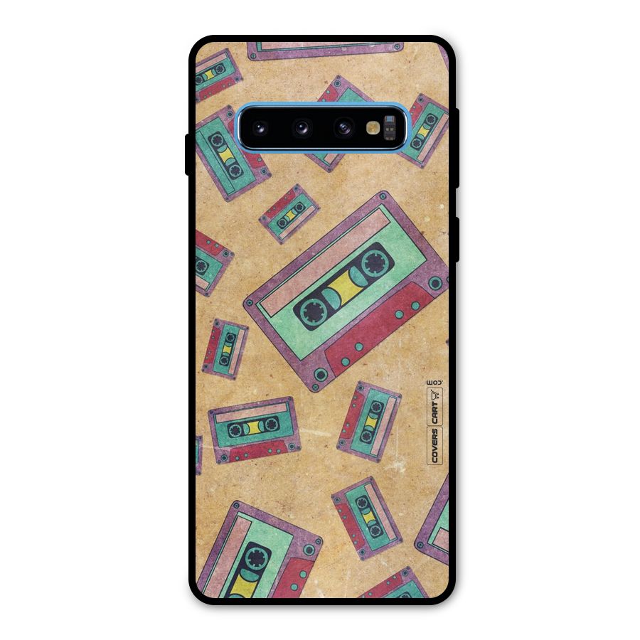 Ancient Cassettes Metal Back Case for Galaxy S10