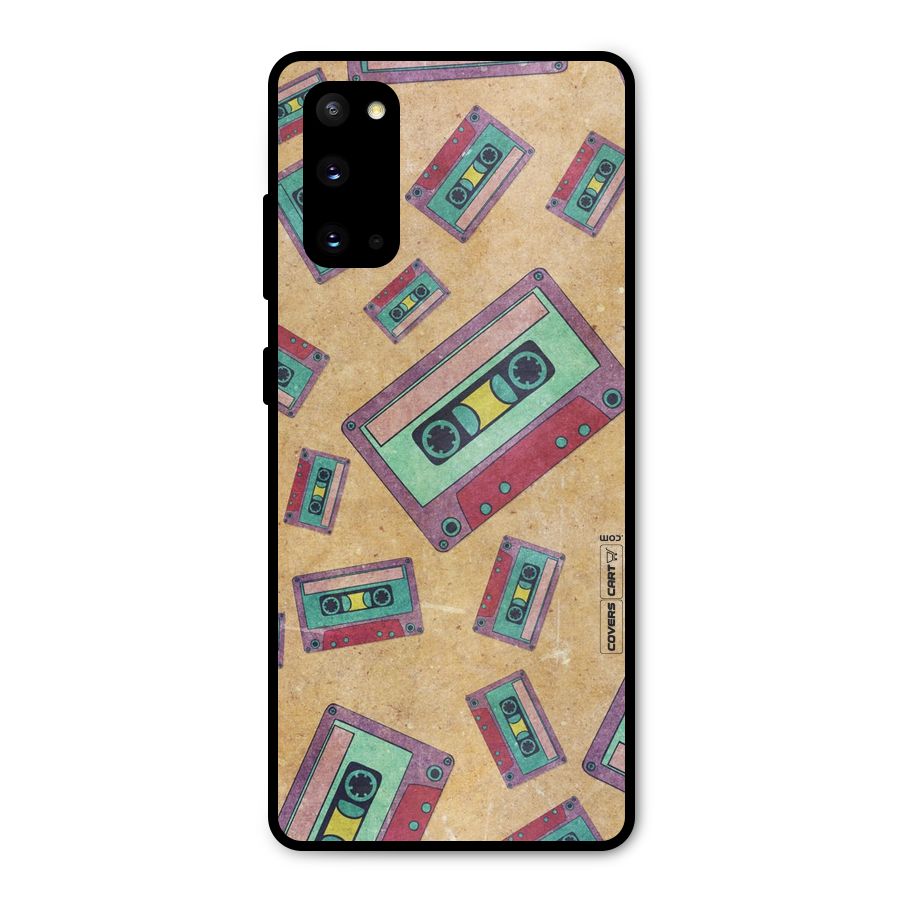 Ancient Cassettes Metal Back Case for Galaxy S20