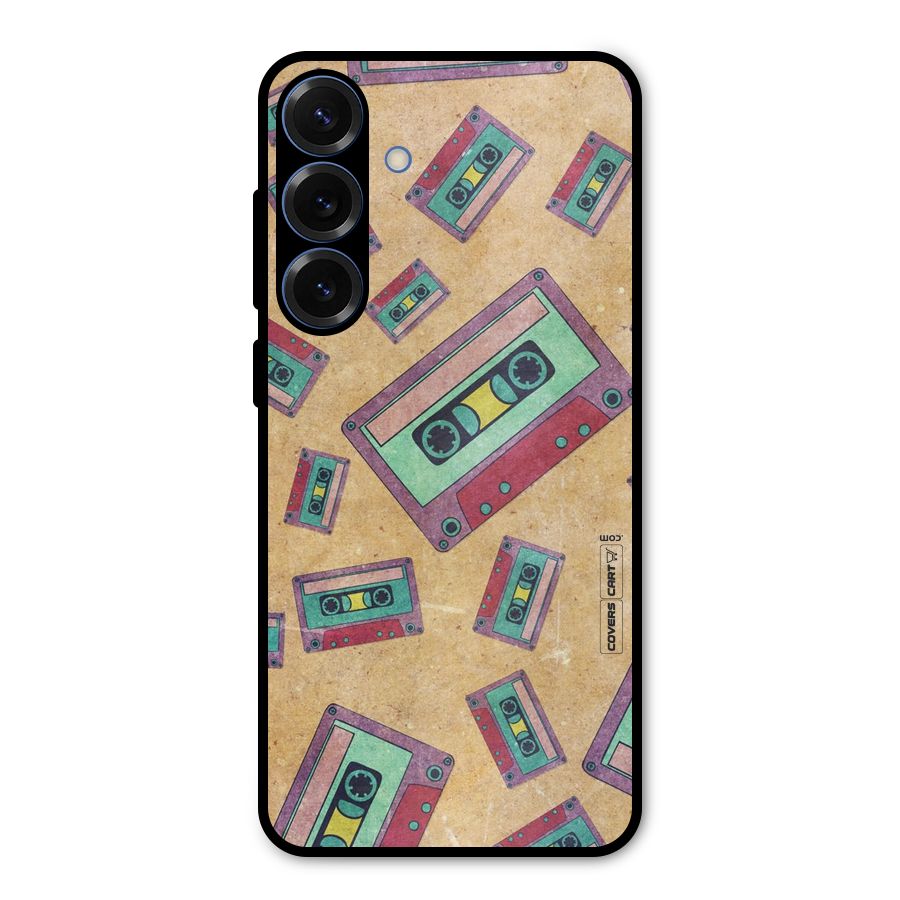 Ancient Cassettes Metal Back Case for Galaxy S25 Plus