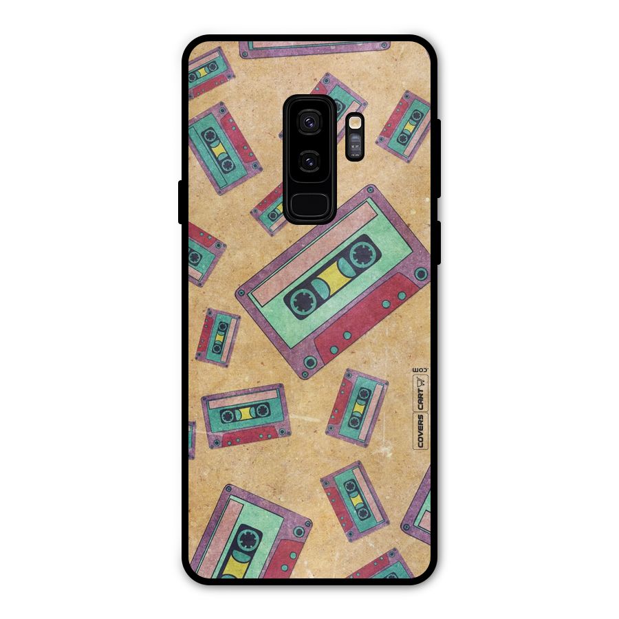 Ancient Cassettes Metal Back Case for Galaxy S9 Plus