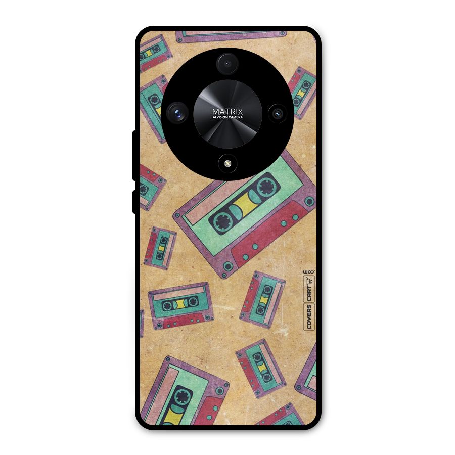 Ancient Cassettes Metal Back Case for Honor X9b