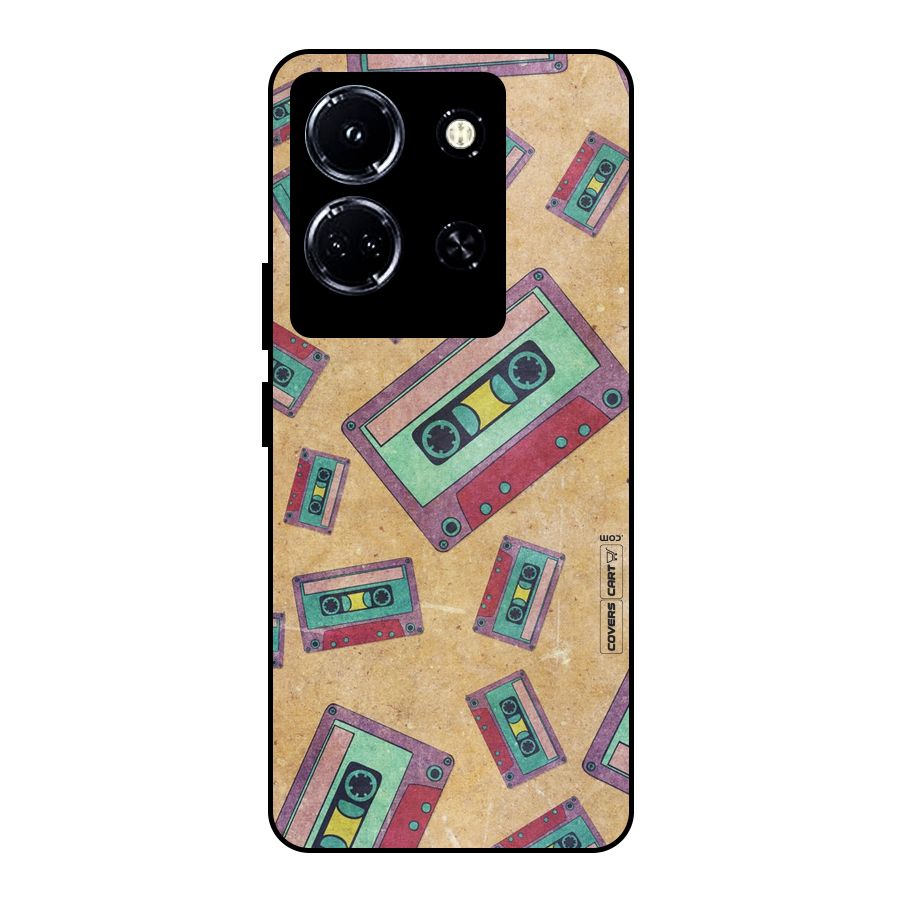 Ancient Cassettes Metal Back Case for Infinix Note 30 5G