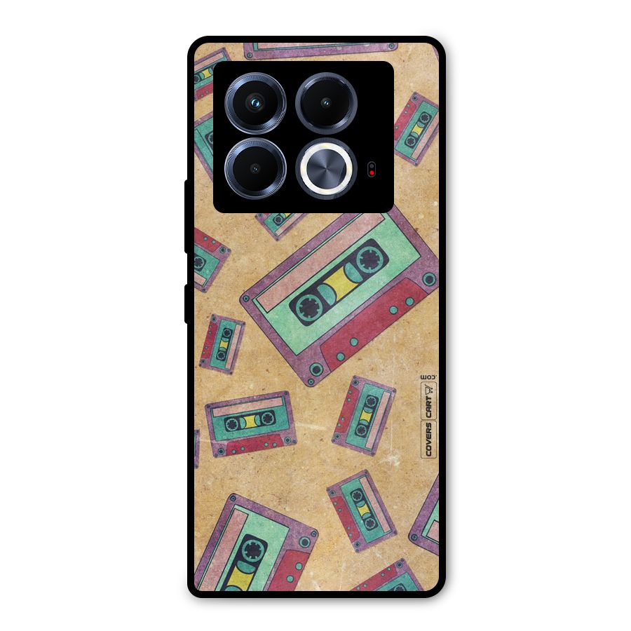 Ancient Cassettes Metal Back Case for Infinix Note 40 5G