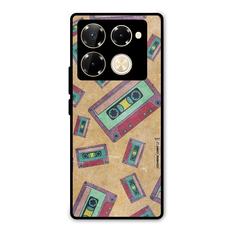 Ancient Cassettes Metal Back Case for Infinix Note 40 Pro