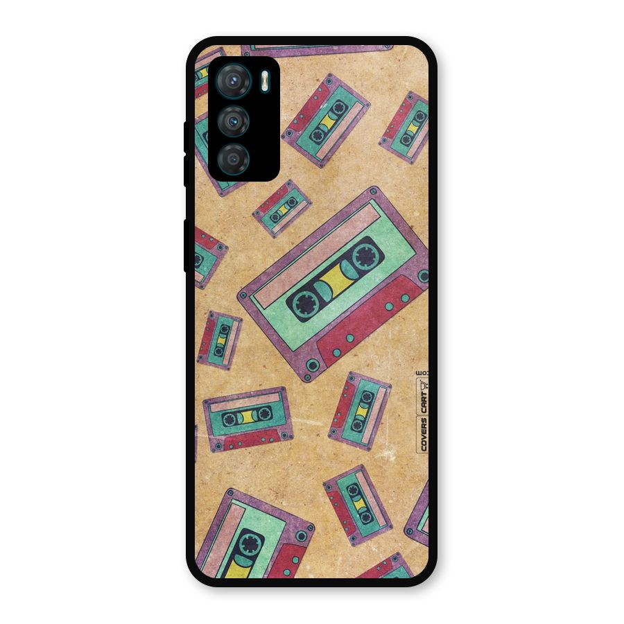 Ancient Cassettes Metal Back Case for Moto G42