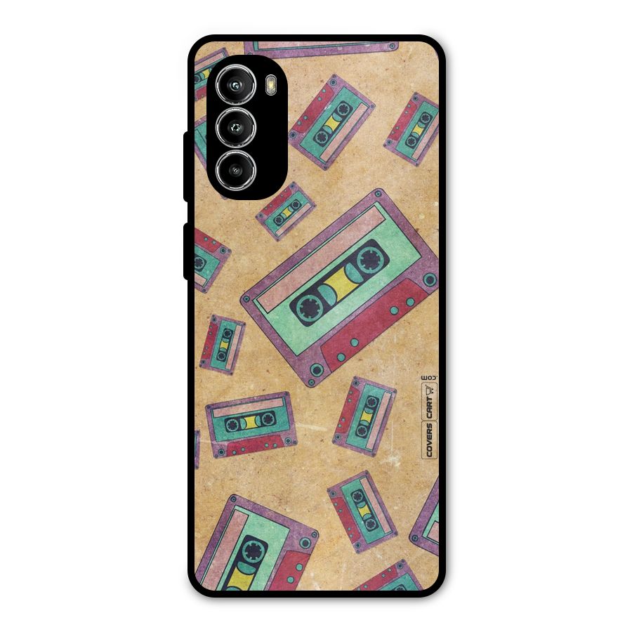 Ancient Cassettes Metal Back Case for Moto G52