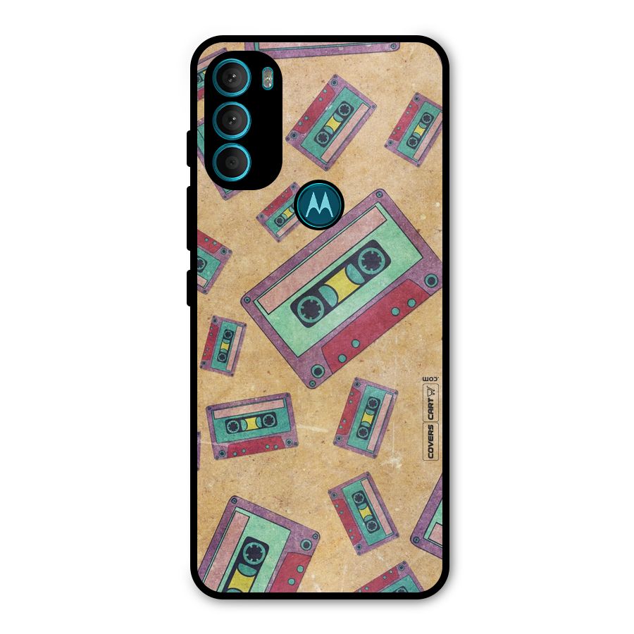 Ancient Cassettes Metal Back Case for Moto G71 5G