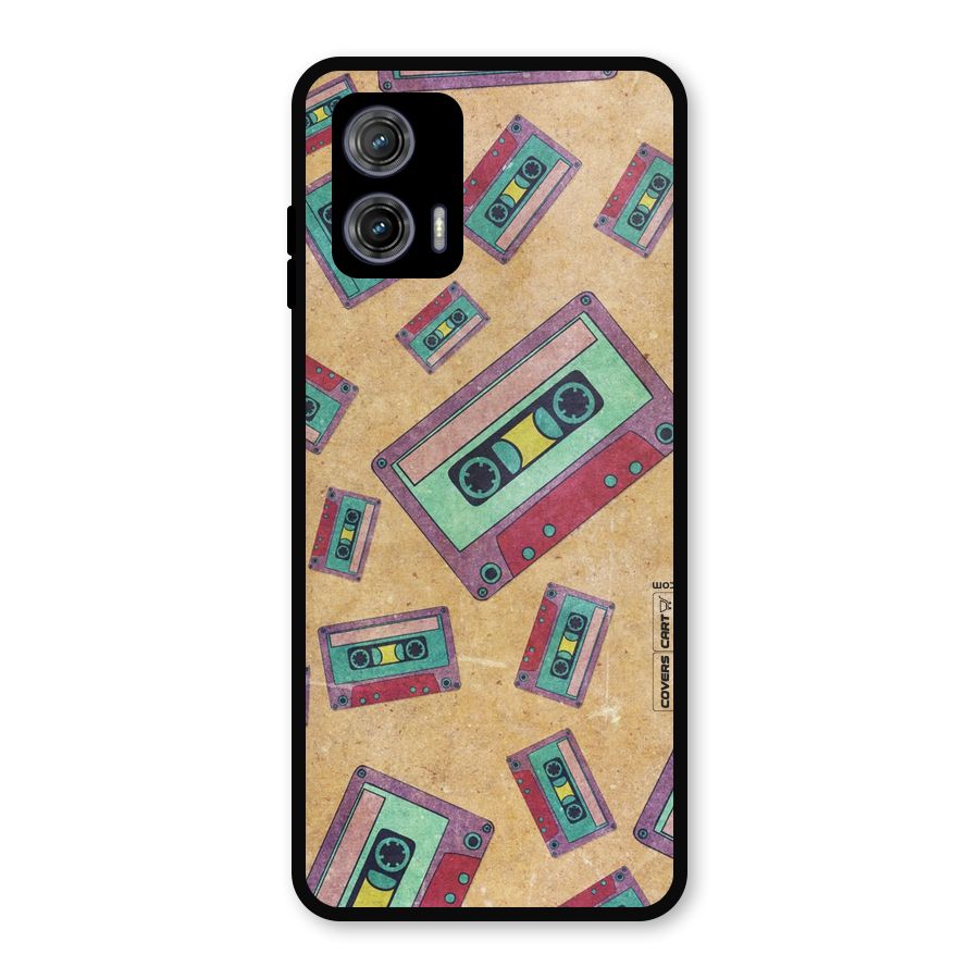 Ancient Cassettes Metal Back Case for Moto G73