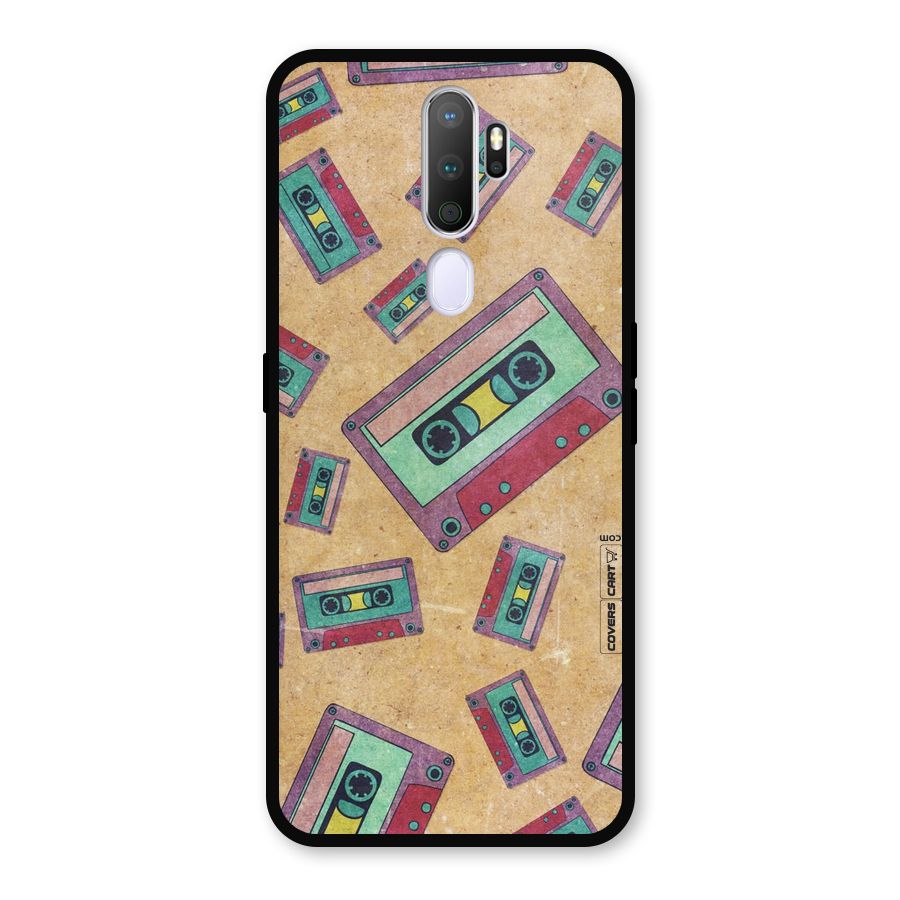 Ancient Cassettes Metal Back Case for Oppo A9 (2020)