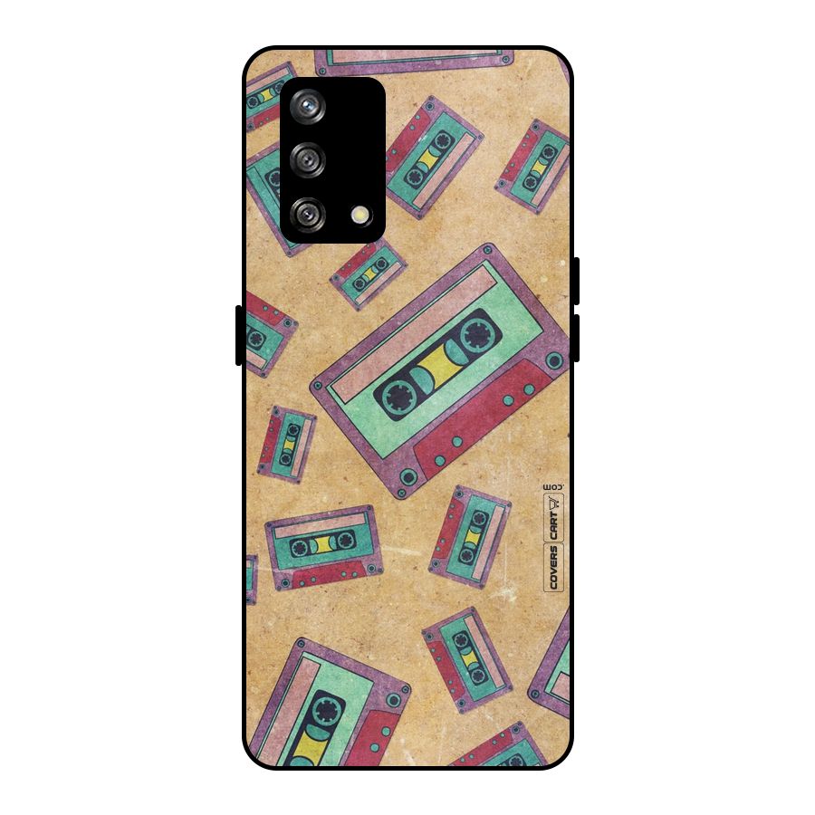 Ancient Cassettes Metal Back Case for Oppo F19s