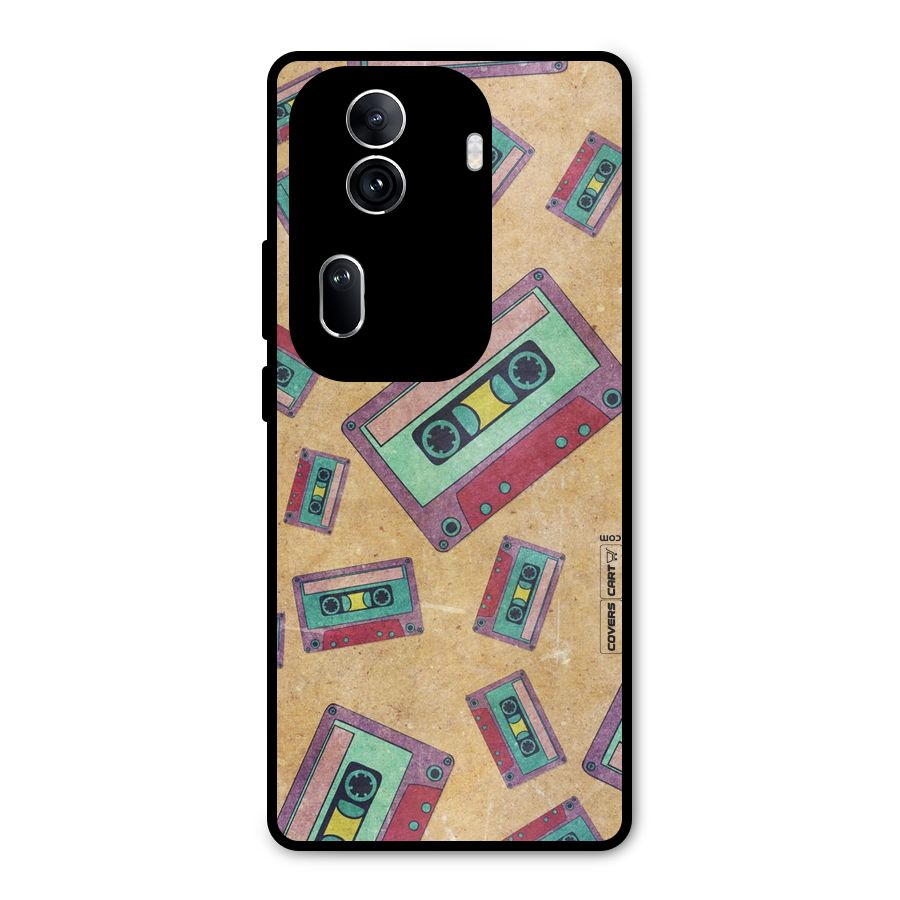 Ancient Cassettes Metal Back Case for Oppo Reno11 Pro 5G