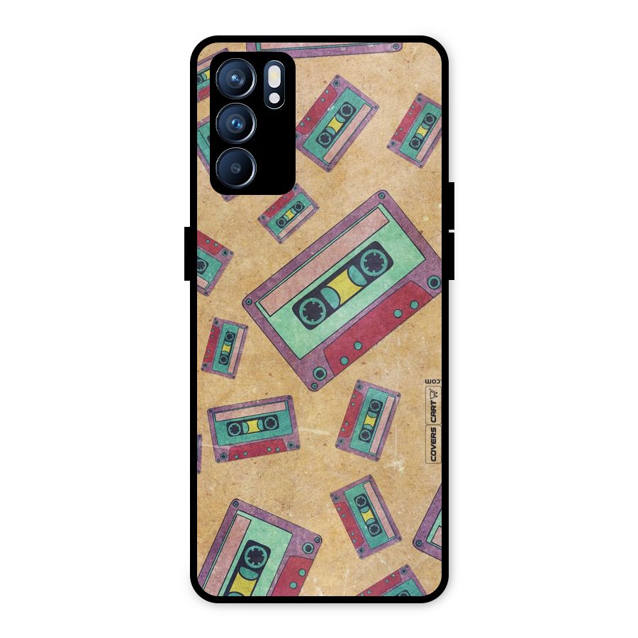 Ancient Cassettes Metal Back Case for Oppo Reno6 5G