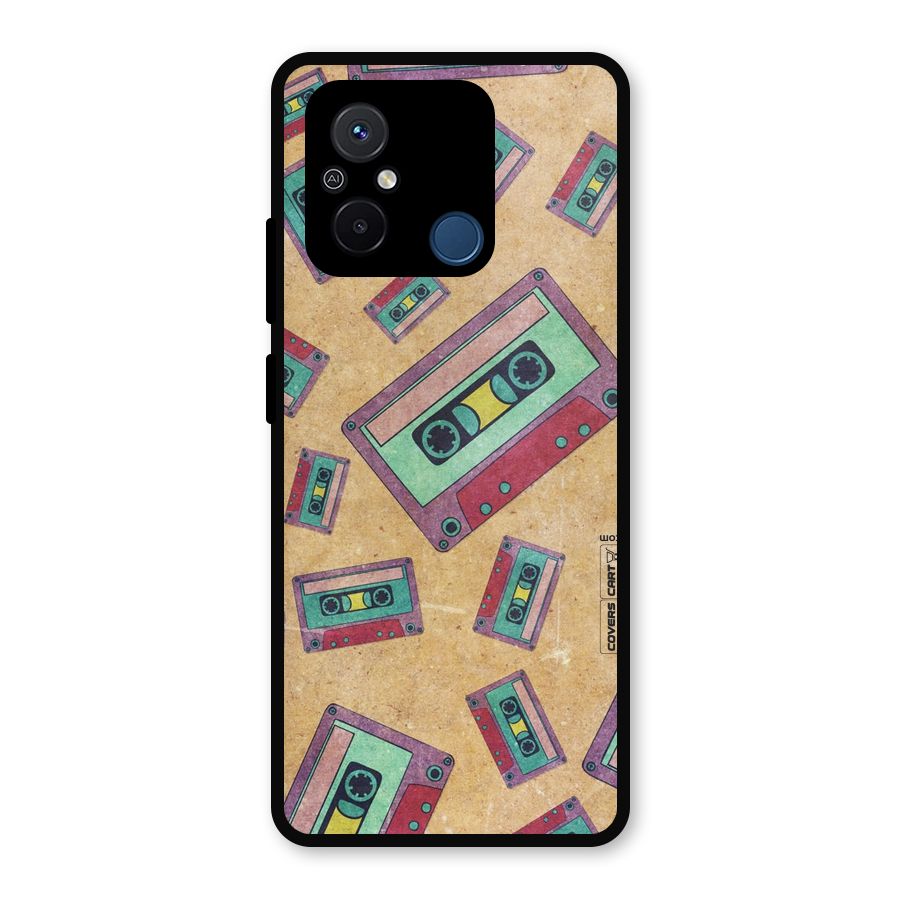 Ancient Cassettes Metal Back Case for Redmi 12C