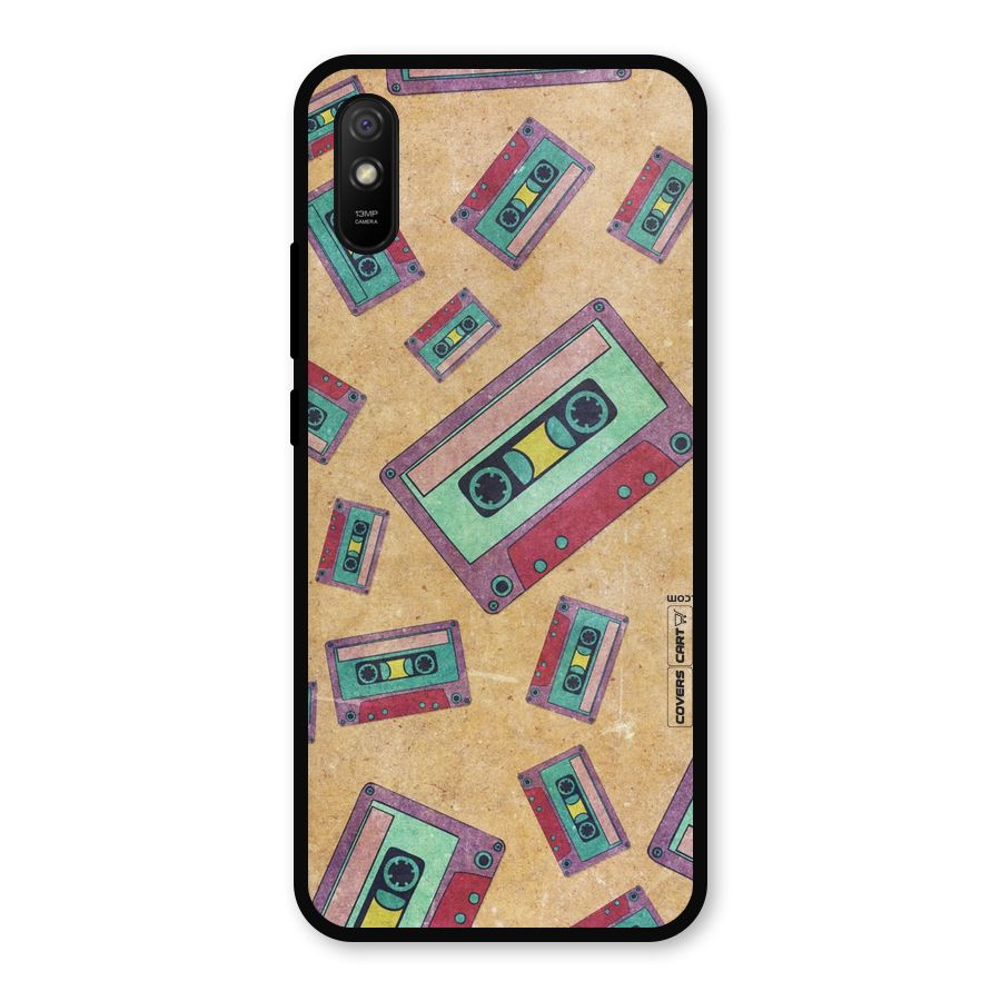 Ancient Cassettes Metal Back Case for Redmi 9a
