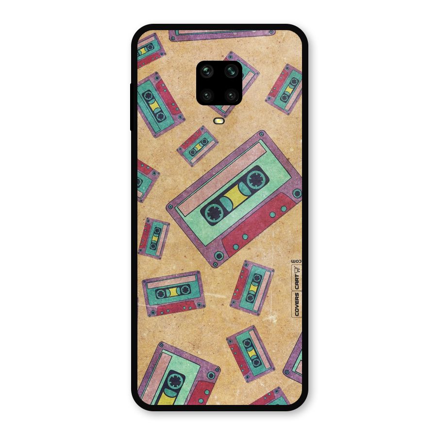 Ancient Cassettes Metal Back Case for Redmi Note 9 Pro