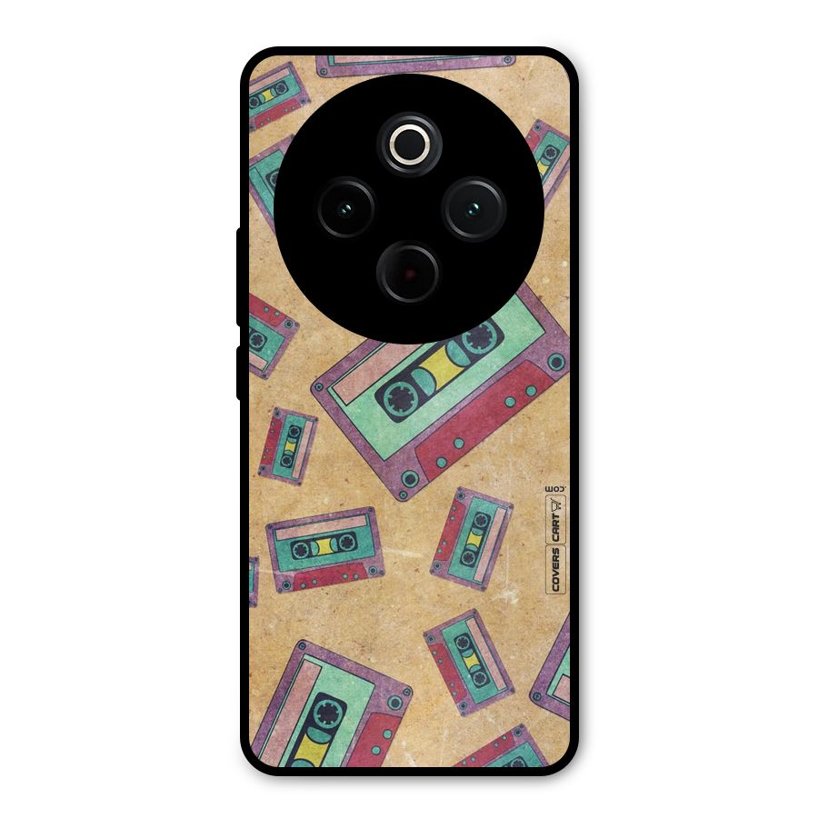 Ancient Cassettes Metal Back Case for Vivo T4