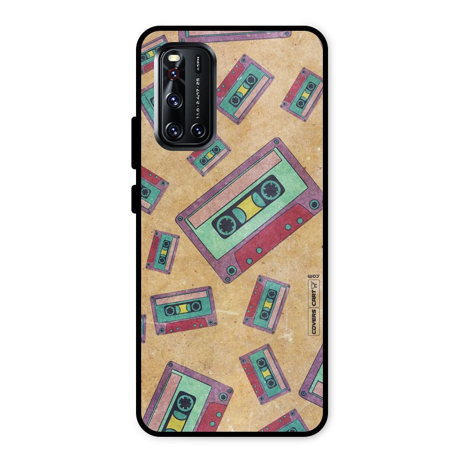 Ancient Cassettes Metal Back Case for Vivo V19