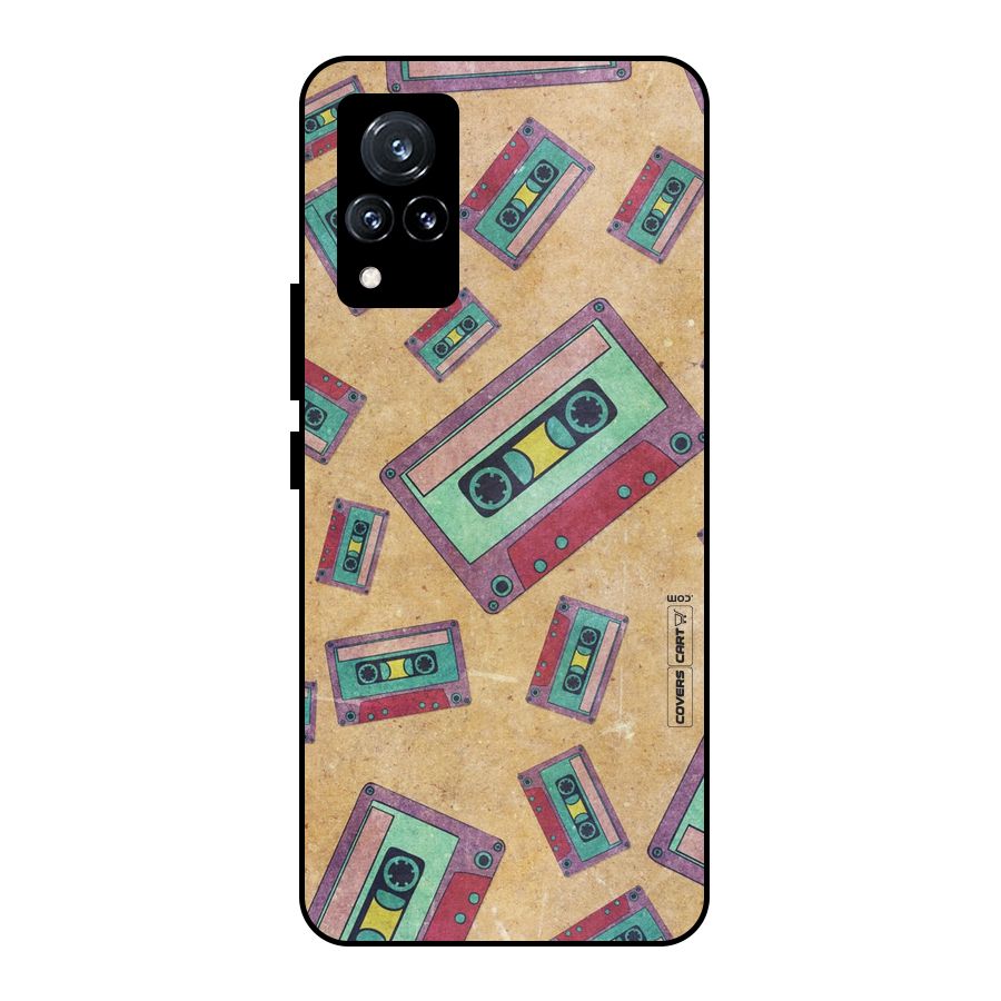 Ancient Cassettes Metal Back Case for Vivo V21 5G