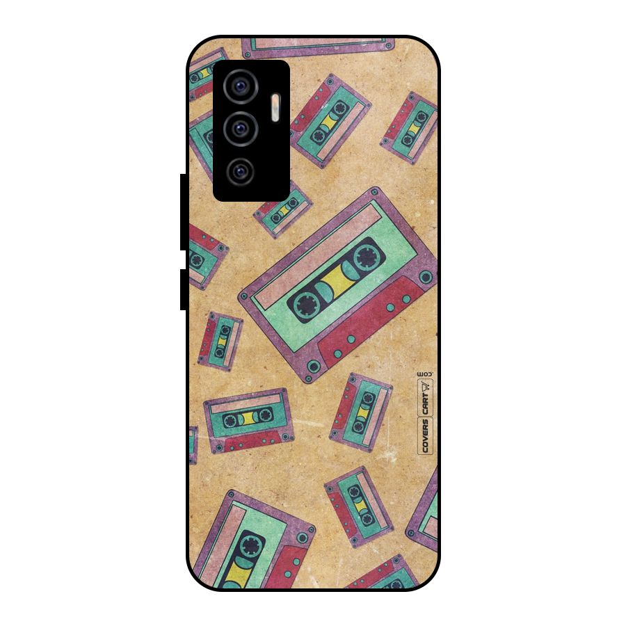 Ancient Cassettes Metal Back Case for Vivo V23e