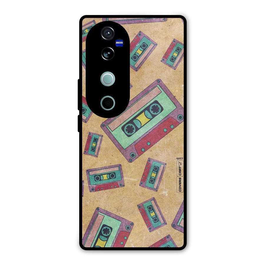 Ancient Cassettes Metal Back Case for Vivo V40