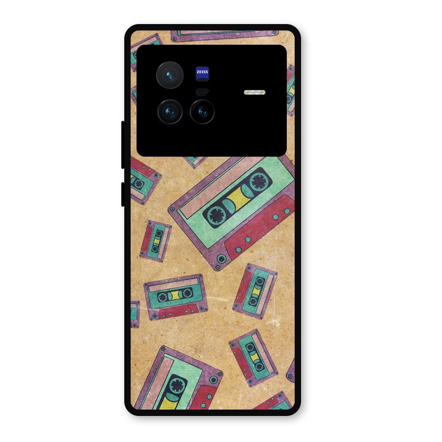 Ancient Cassettes Metal Back Case for Vivo X80