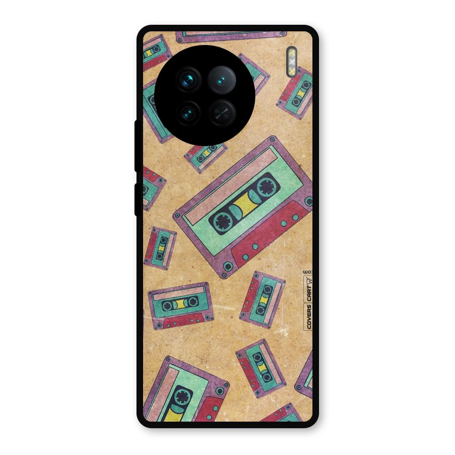 Ancient Cassettes Metal Back Case for Vivo X90