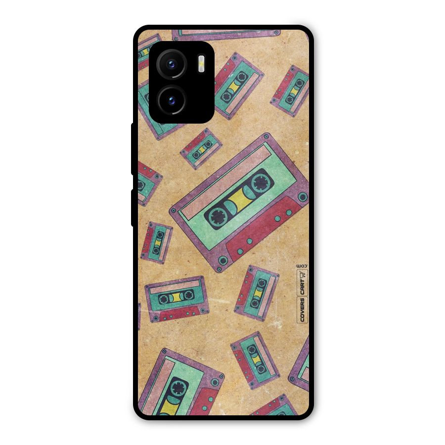 Ancient Cassettes Metal Back Case for Vivo Y15s