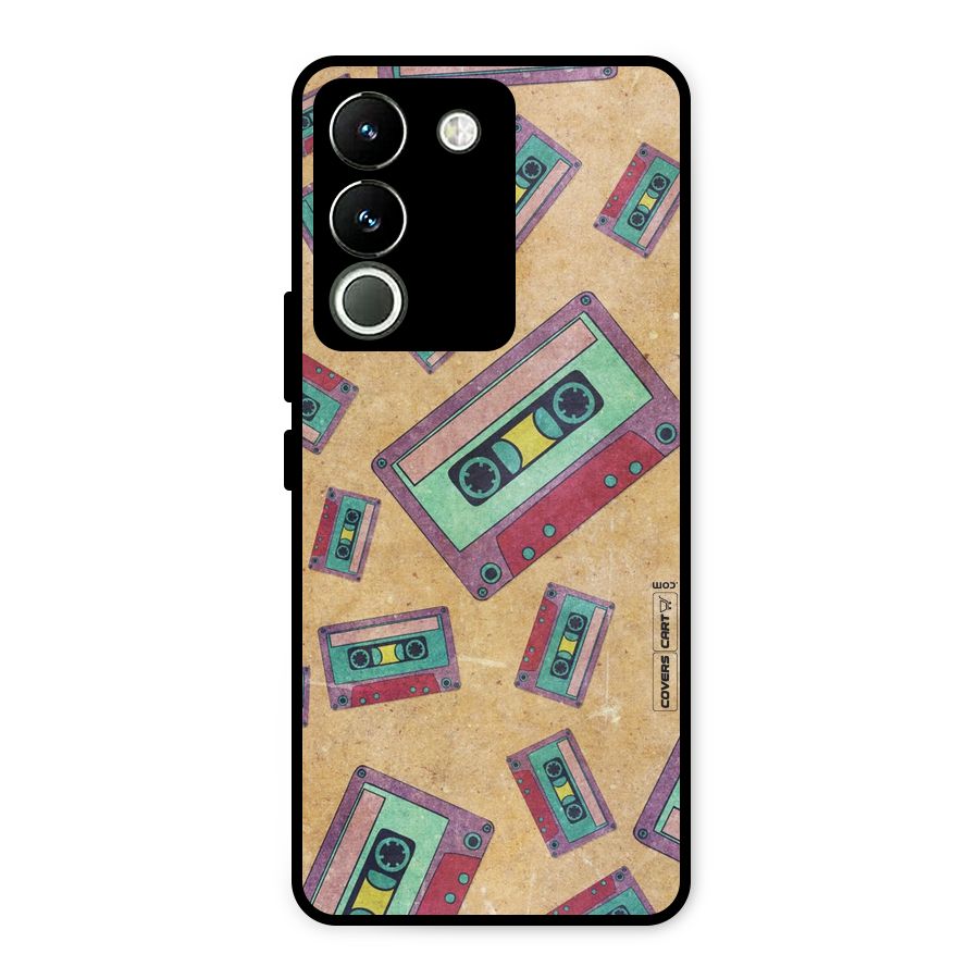 Ancient Cassettes Metal Back Case for Vivo Y200