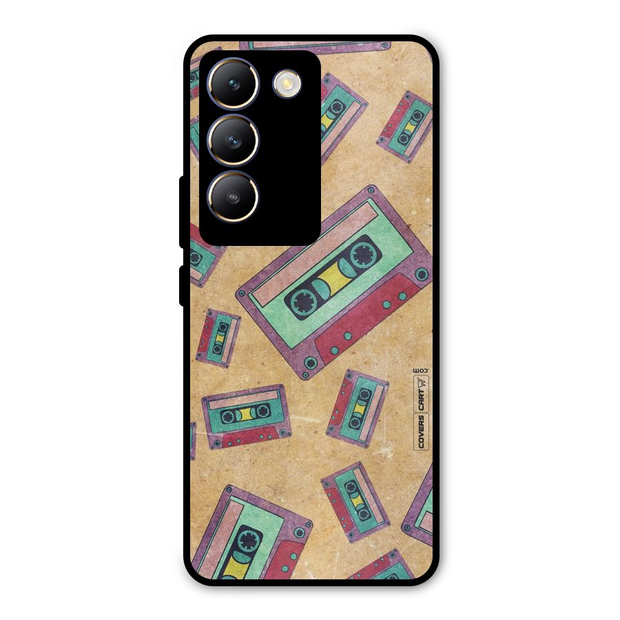 Ancient Cassettes Metal Back Case for Vivo Y200e