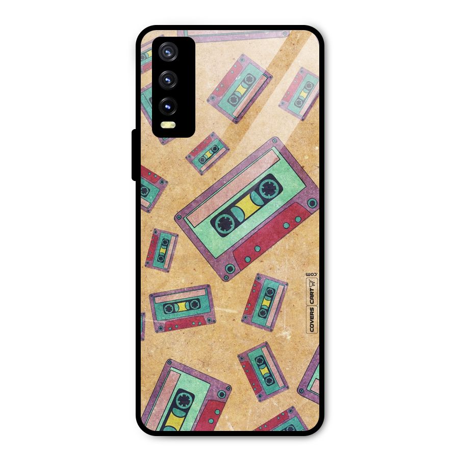 Ancient Cassettes Metal Back Case for Vivo Y20g