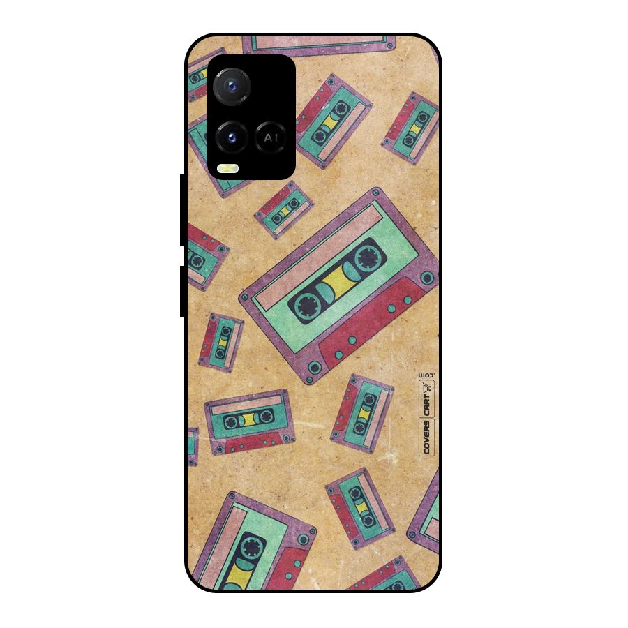 Ancient Cassettes Metal Back Case for Vivo Y21T