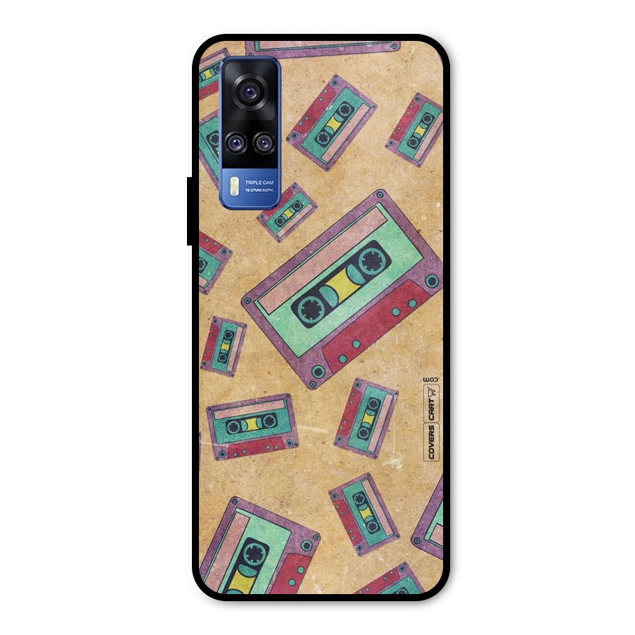 Ancient Cassettes Metal Back Case for Vivo Y31