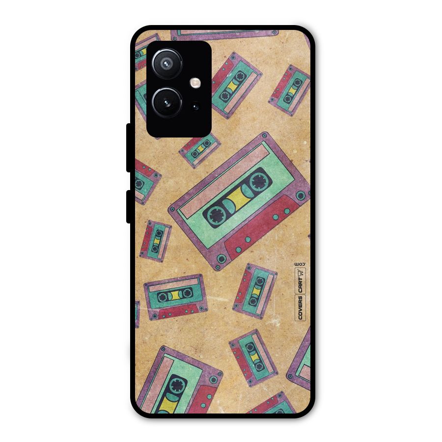 Ancient Cassettes Metal Back Case for Vivo Y75 5G