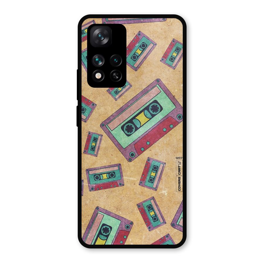 Ancient Cassettes Metal Back Case for Xiaomi 11i Hypercharge 5G