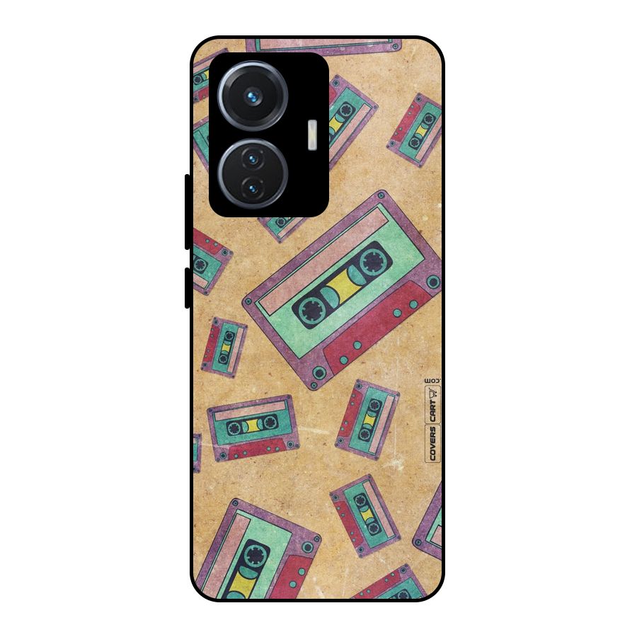Ancient Cassettes Metal Back Case for iQOO Z6 44W