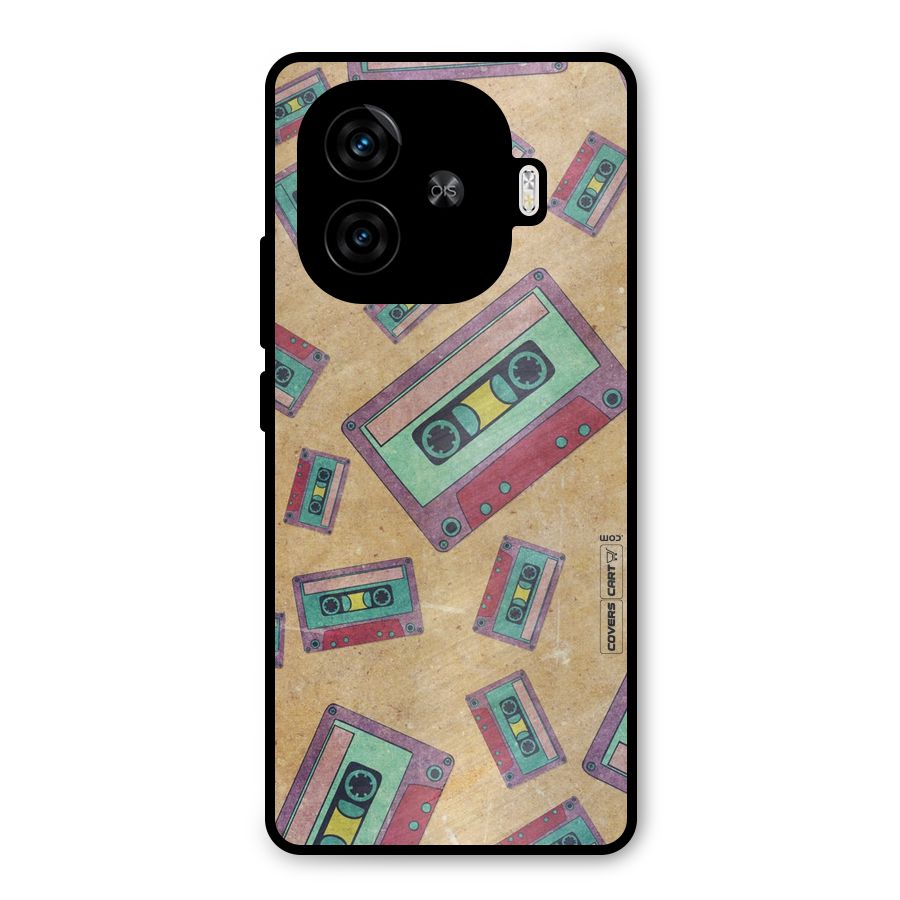 Ancient Cassettes Metal Back Case for iQOO Z9 Turbo