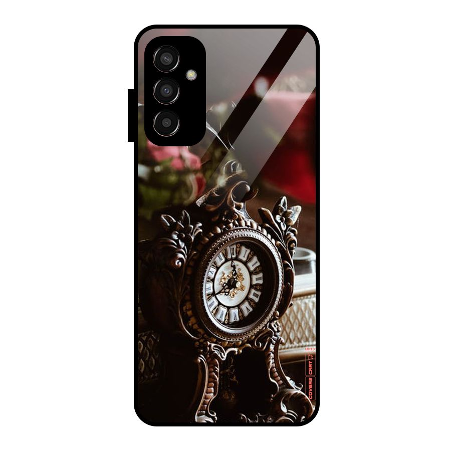 Ancient Clock Glass Back Case for Galaxy F13